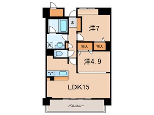 セリシール夙川苦楽園の物件間取画像